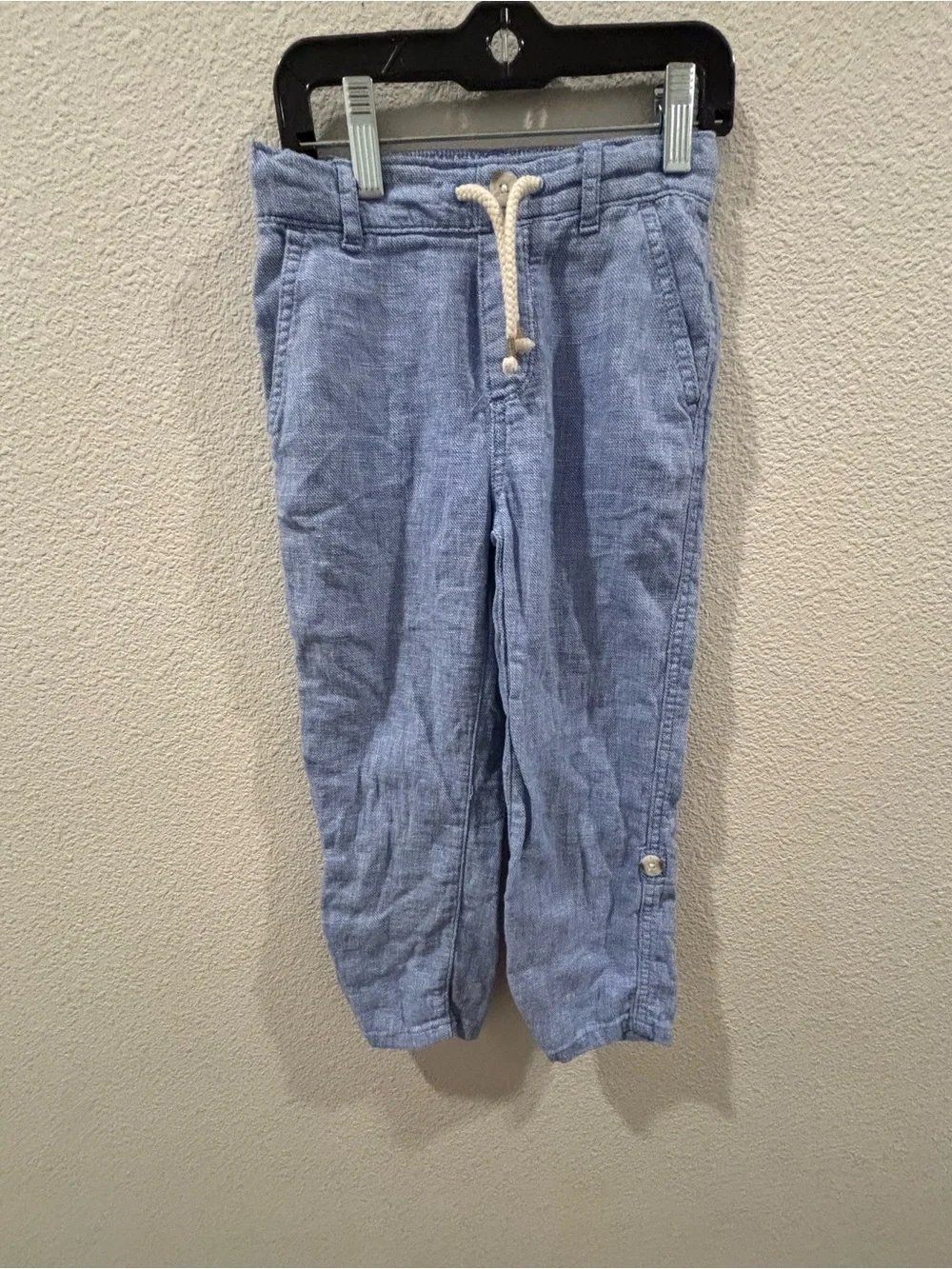 Gymboree Light Blue Drawstring Jogger Pants